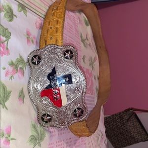 TEXAS leather belt
